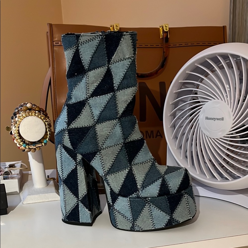 Jeffrey Campbell Geometric Platform Boots